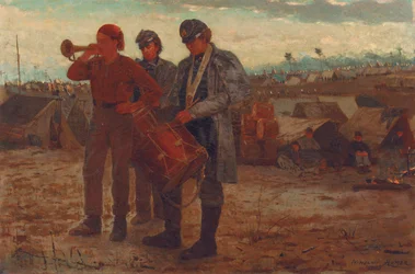 Tocando diana, 1865