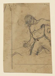 Hombre de pie (estudio para Resaca)