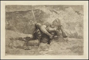 Estudio para Undertow, c.1886