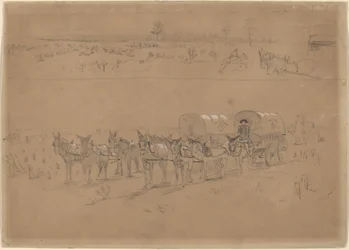Tren de suministros, 1864