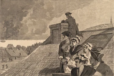 The Battle of Bunker Hill--Watching the Fight from Cobb