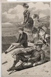 El lugar más fresco de Nueva Inglaterra - Cumbre del Monte Washington, 1870