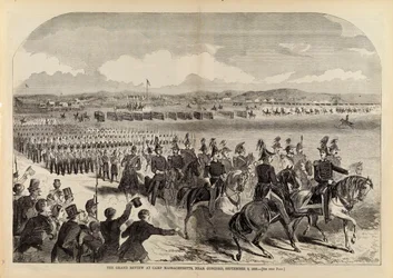 The Grand Review at Camp Massachusetts, Near Concord, September 9, 1859, de Harper
