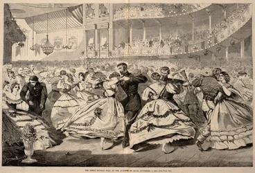 El Gran Baile Ruso en la Academia de Música, 5 de noviembre de 1863, de Harper
