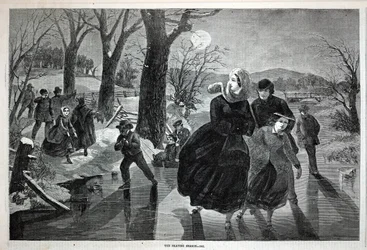 The Skating Season--1862, de Harper