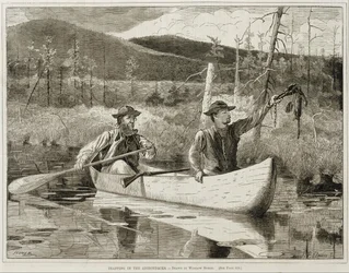 «Caza con trampas en los Adirondacks»