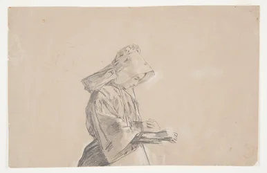 Mujer con Sombrero de Sol