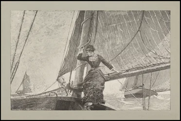 Chica de yate, 1880
