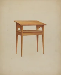Mesa de comedor Shaker, c. 1937