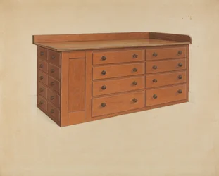 Mesa de sastre, 1937