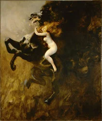 Frenesí (óleo sobre lienzo)