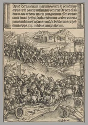 Batalla de Guinegate, lámina 4 de Escenas históricas de la vida del emperador Maximiliano I desde el Arco del Triunfo