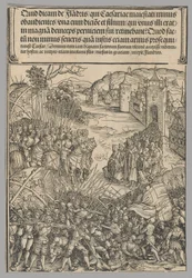 Rebelión de Flandes, lámina 7 de Escenas históricas de la vida del emperador Maximiliano I desde el arco del triunfo