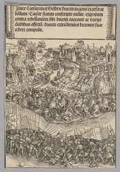 Guerra con Güeldres, lámina 5 de Escenas históricas de la vida del emperador Maximiliano I desde el Arco del Triunfo