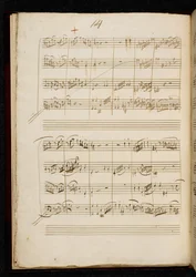 Adagio y fuga en do menor, K. 546, Add. 28996, f.9v