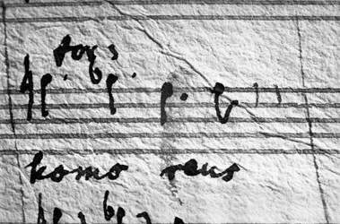 Partitura del Réquiem de Mozart, últimas notas que escribió ...