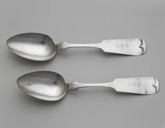 Cucharas de postre, c.1860-1870