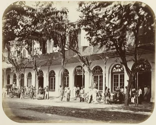 Casas comerciales en el Kali Besar