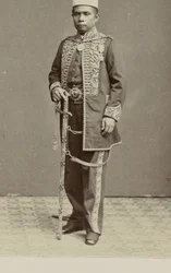 joven monarca indio