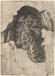 La adoración de los Magos (detalle)