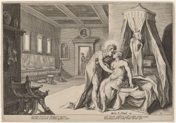 Apolo abusando de Leucothoe