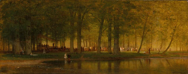 La reunión del campamento, 1874