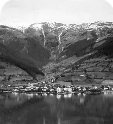 Zell am See y monte Schmittenhöhe, Salzburgo, Austria, c. 1900s