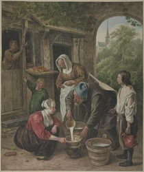 La vendedora de leche