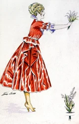 El lirio de los valles para la buena suerte, c. 1930 (tarjeta postal)