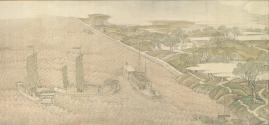 Inspección del Sur del Emperador Qianlong, Pergamino Cuatro: La Confluencia del Huai