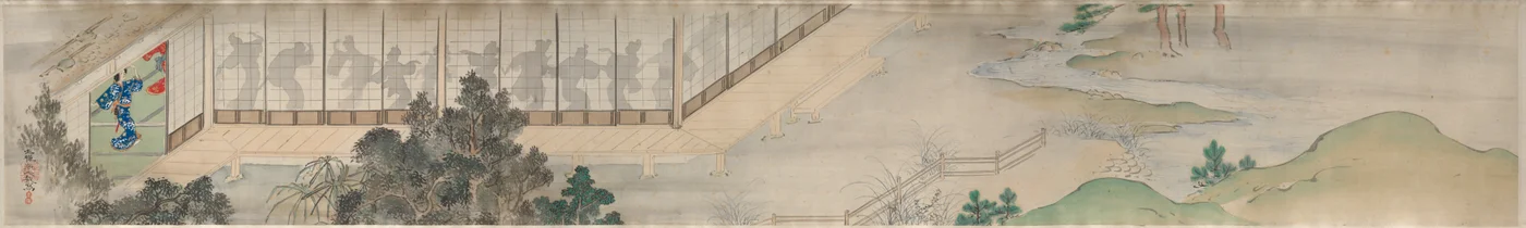Los bailarines de sombras, década de 1800.