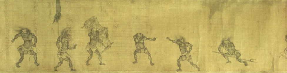 Una excursión nocturna del borracho Zhong Kui y su hermana