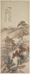 Paisaje de otoño, 1644-1911
