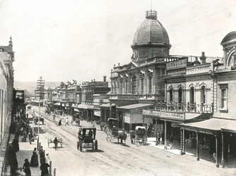 Calle Rundle, Adelaida, Australia, 1895