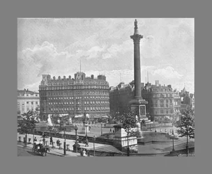 Trafalgar Square, Londres, c1900