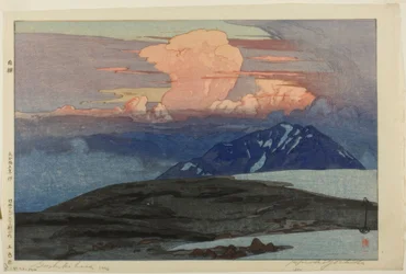 Montañas Goshiki, de la serie "Doce escenas de los Alpes japoneses"