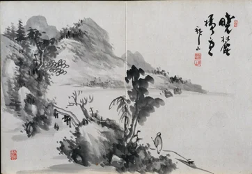 Álbum de bocetos de paisajes, siglo XIX