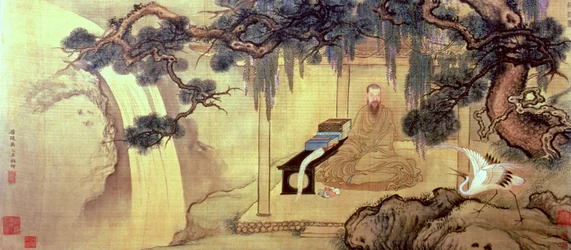 La representación del poeta Wang Yuyang