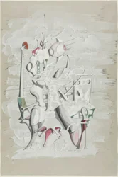 Homenaje a Marcel Duchamp (anverso); Construcción (reverso)