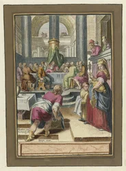 Última cena Pasión de Cristo (título de la serie)