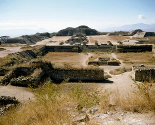 Vista de la plataforma norte (500 a.C.-850 d.C.)