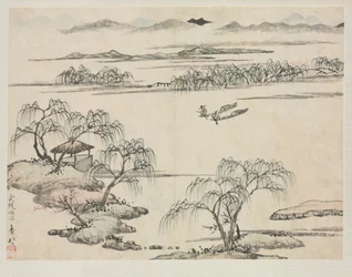 Álbum de paisajes en varios estilos: El arroyo de Wuling