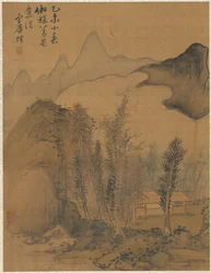 Paisaje al estilo de Chao Yuan, 1775