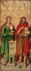 Santa Bárbara y Juan el Bautista