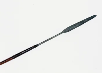 Assegai recuperado de la proximidad del cuerpo del Príncipe Imperial