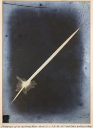 Un meteorito explotando, 23 de noviembre de 1895