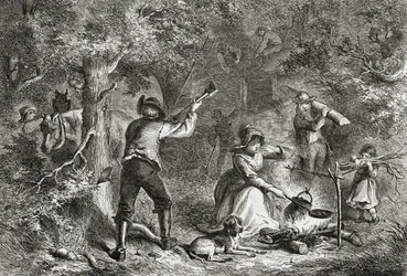 Colonos fronterizos en Ohio