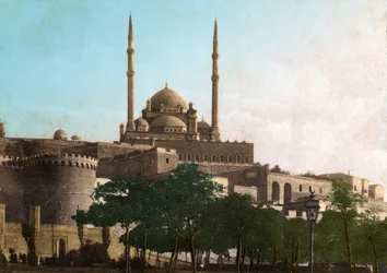 El Cairo, la ciudadela de Saladino (Egipto). circa 1920 (foto)