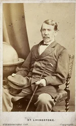 David Livingstone, misionero y explorador escocés, c. 1860s