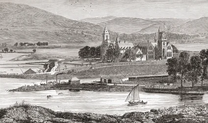 Abadía de Fort Augustus, también conocida como Abadía de San Benito, Fort Augustus, Inverness-shire, Escocia